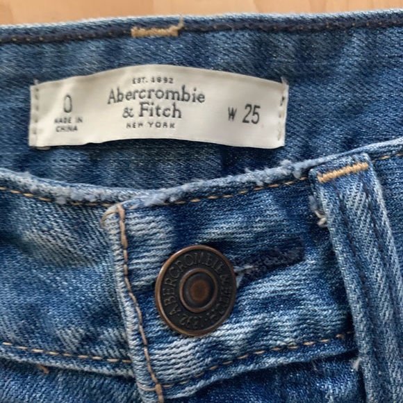 Abercrombie & Fitch Cut Off Mini Shorts - Picture 4 of 6